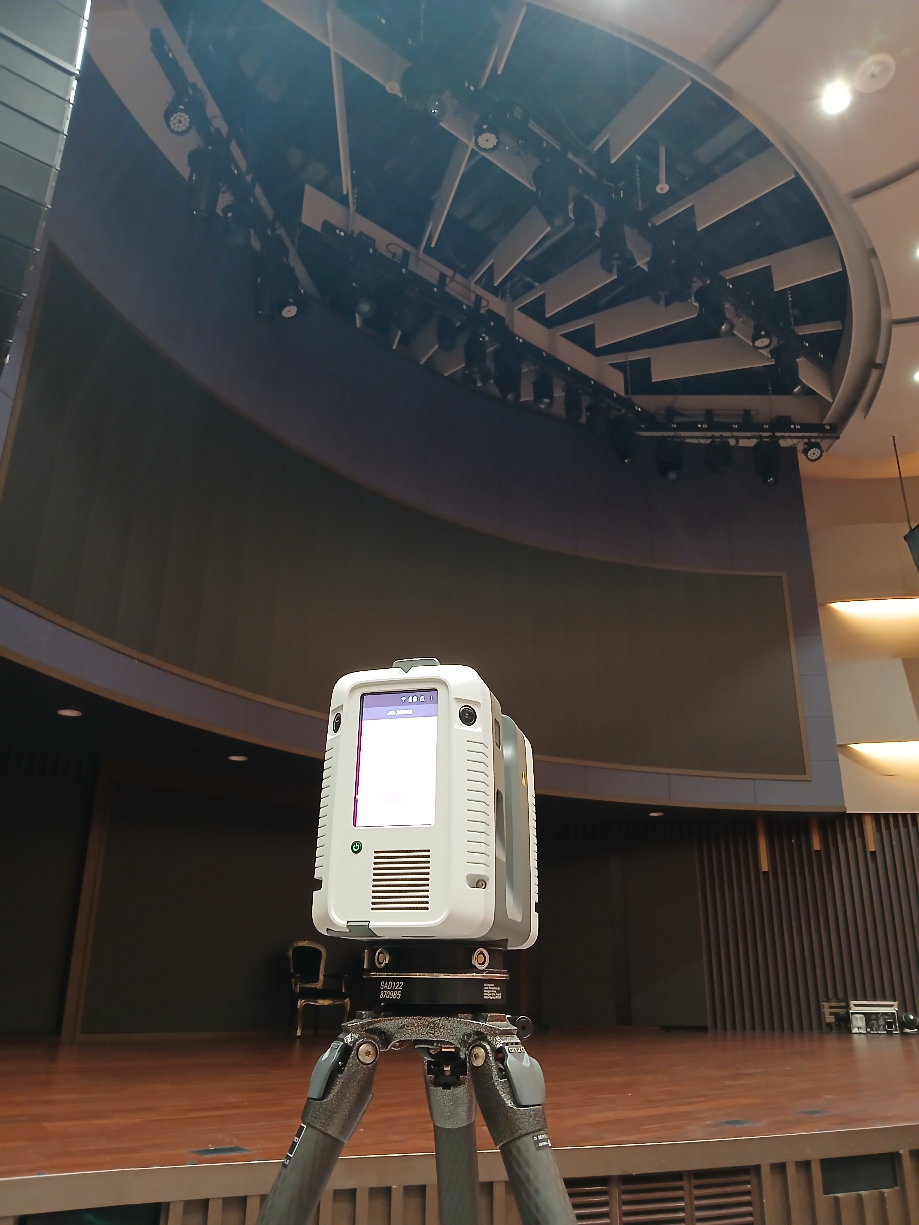 공연장3D스캔LeicaRTC360천장전경